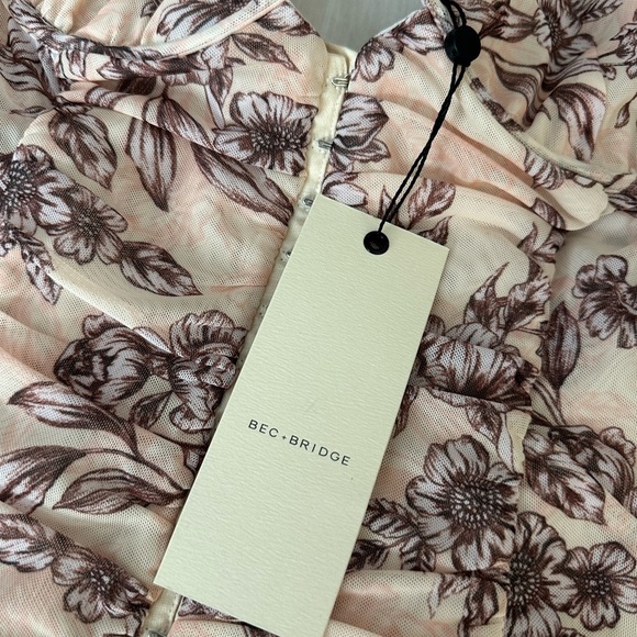 NWT BEC + BRIDGE  Nova Mini Dress In Florence Floral (17) - Picture 7 of 9